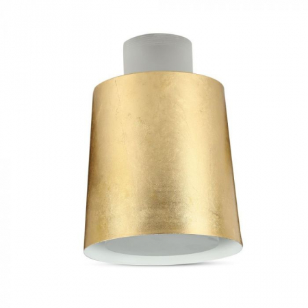 Pendul LED Suspendat 120mm x190mm 7W Corp Auriu - Lumina Calda/Neutra LED incorporat [5]