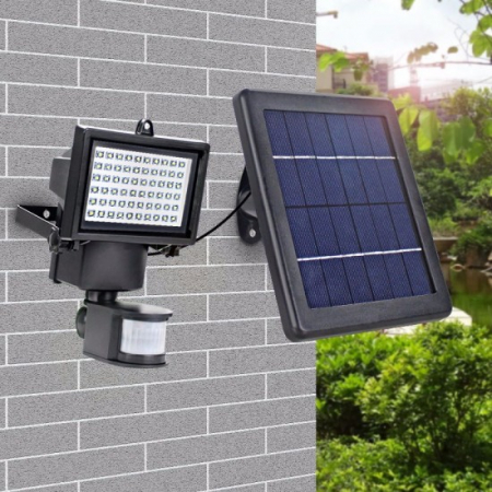 Proiector LED Panou Solar 3W, Senzor de Miscare, Lumina Rece, SL60 [1]