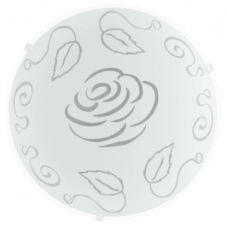 Aplice si Plafoniere LED - Plafoniera trandafir decor EGLO MARS 1 89238, E27 1X60W Ø250mm, Alb