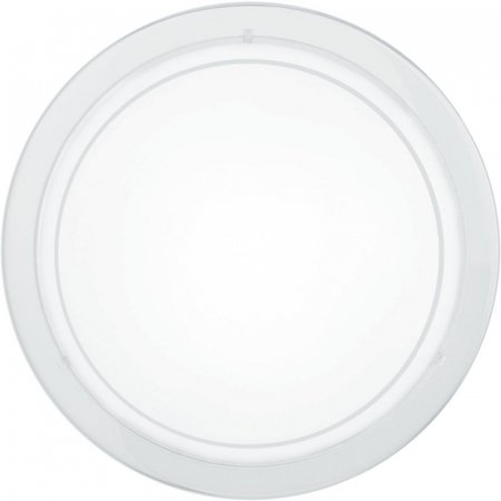 Aplice si Plafoniere LED - Plafoniera EGLO PLANET 1 83153, E27 1X60W Ø290mm, Alb, transparent