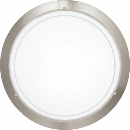 Plafoniera EGLO PLANET 1 83162, E27 1X60W Ø290mm, Nichel mat, alb