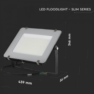 Proiector LED 200W Slim Chip SAMSUNG Corp Negru lumina rece [3]