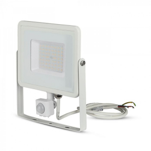 Proiector LED 50W cu senzor crepuscular si de prezenta , cip SAMSUNG 5 ani garantie [0]