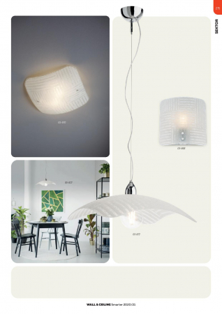 Pendul Redo Sektor alb cu structură din metal cromat [2]