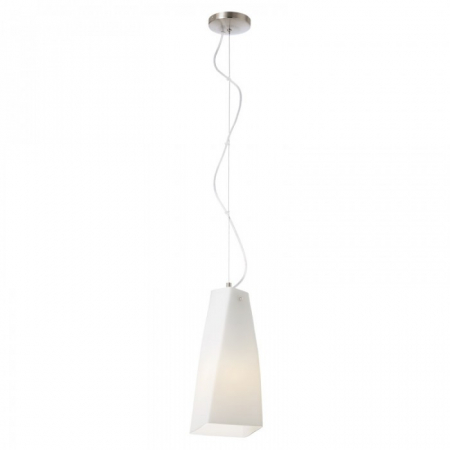 Candelabre, Lustre și Pendule LED - Pendul Redo Suede alb cu structura din metal nichelat