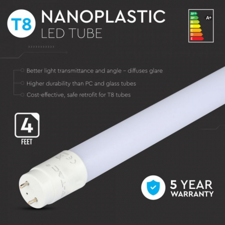 Tub LED cu CIP SAMSUNG - 120cm 18W G13  6400K - 5 Ani Garantie [2]