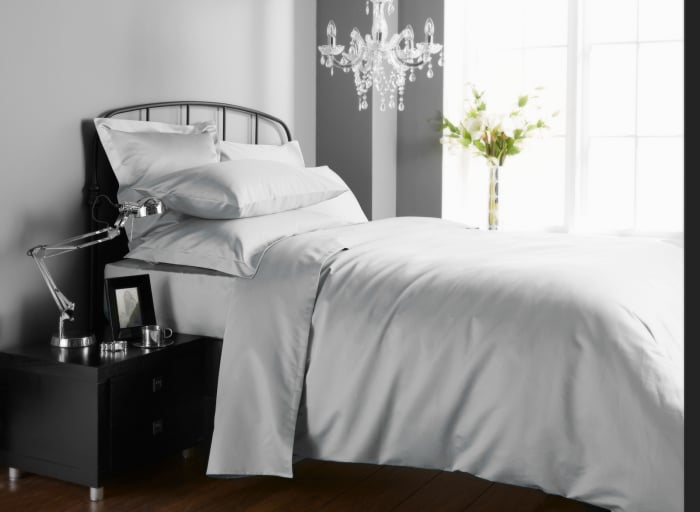 Lenjerie pat Hotel living -Ice Grey 600TC [3]