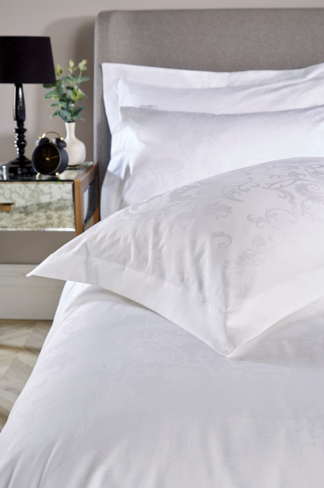 Lenjerie pat  Damask William Hunt Rococo Jacquard [5]