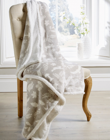 Reduceri - Patura Decorativa Snow Tipped Grey