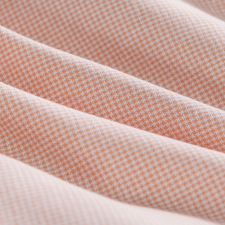 Lenjerie pat Behrens Be Chambray Check Peach [2]