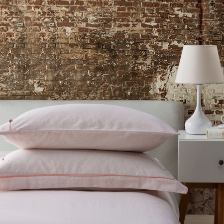 Lenjerie pat Behrens Be Chambray Stripe Peach [3]