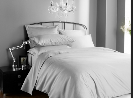 Lenjerii de pat - Lenjerie pat Hotel living -Ice Grey 600TC