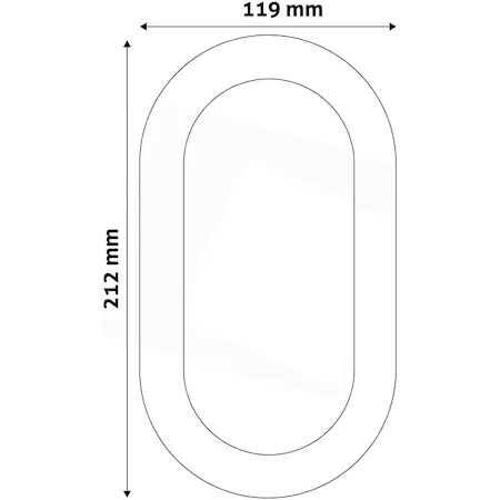 Aplica - Plafoniere Led model Oval 14W Alb [4]