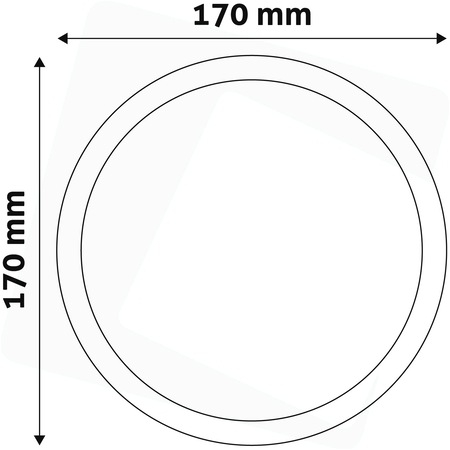 Aplica - Plafoniere Led model Rotund Alum. 12W 17 cm [3]