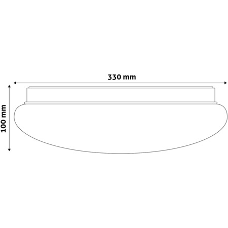 Aplica - Plafoniera LED Avide, Umbriel, model picaturi de ploaie, 18W, 330 x 100 mm, 4000 K, Alb [3]