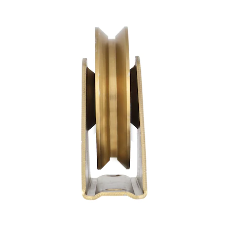 Roata Aplicata tip V cu Suport si Rulment pentru Porti Culisante EvoTools, diametru 80 mm [1]