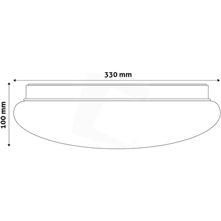 Aplica - Plafoniere Led model Coaja 18W 330*100mm [3]