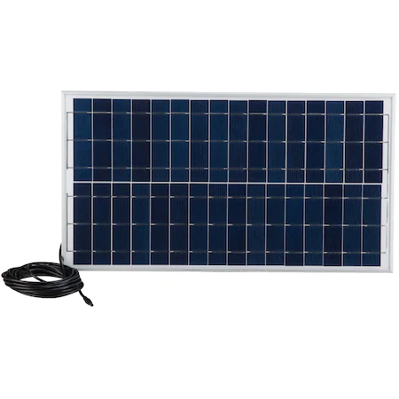 Sistem solar fotovoltaic Evotools 678881, 3 becuri LED x3W, 2xUSB, panou solar 30W, acumulator Li-Ion 11.1V/13Ah [1]