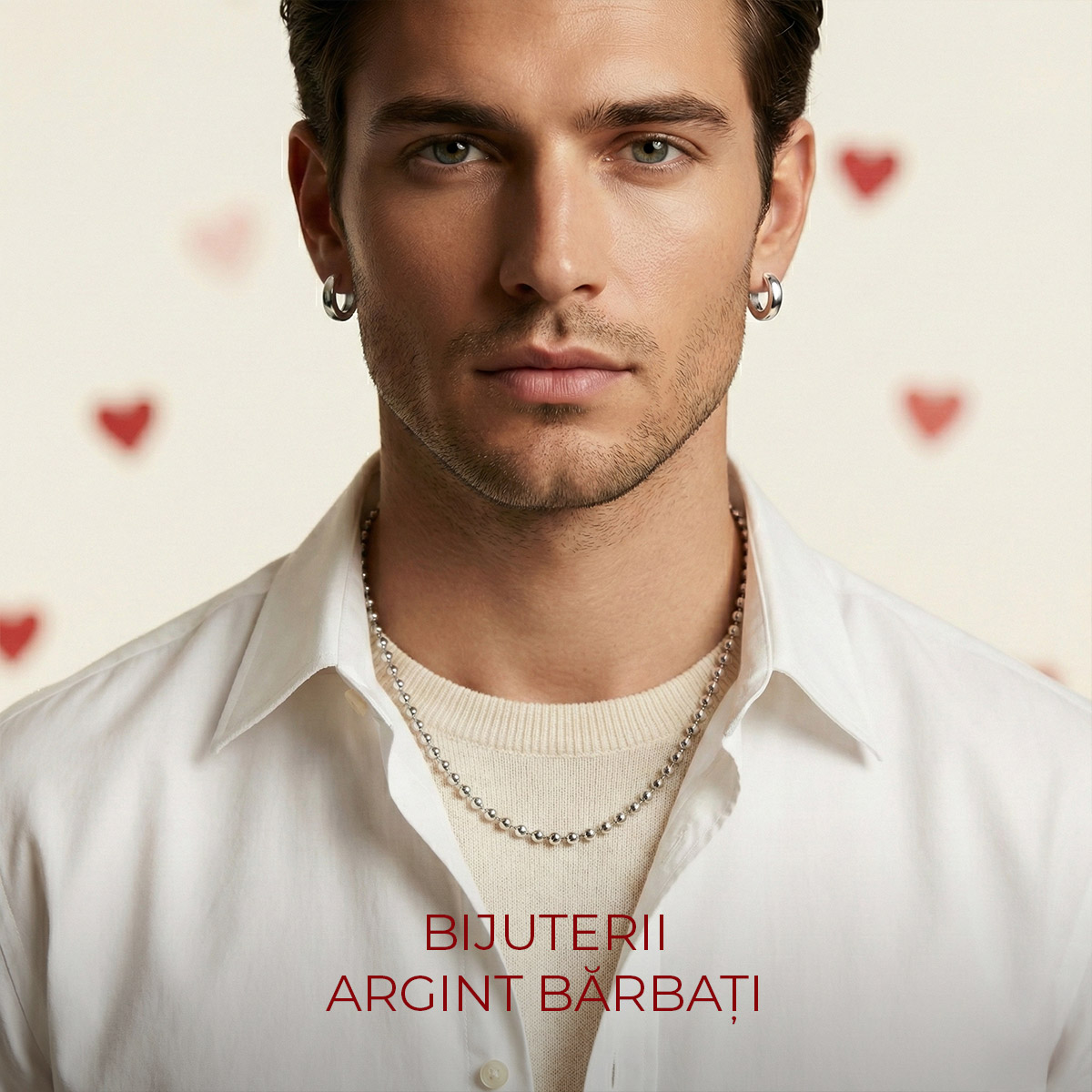 Bijuterii Argint Barbati Valentines -70%