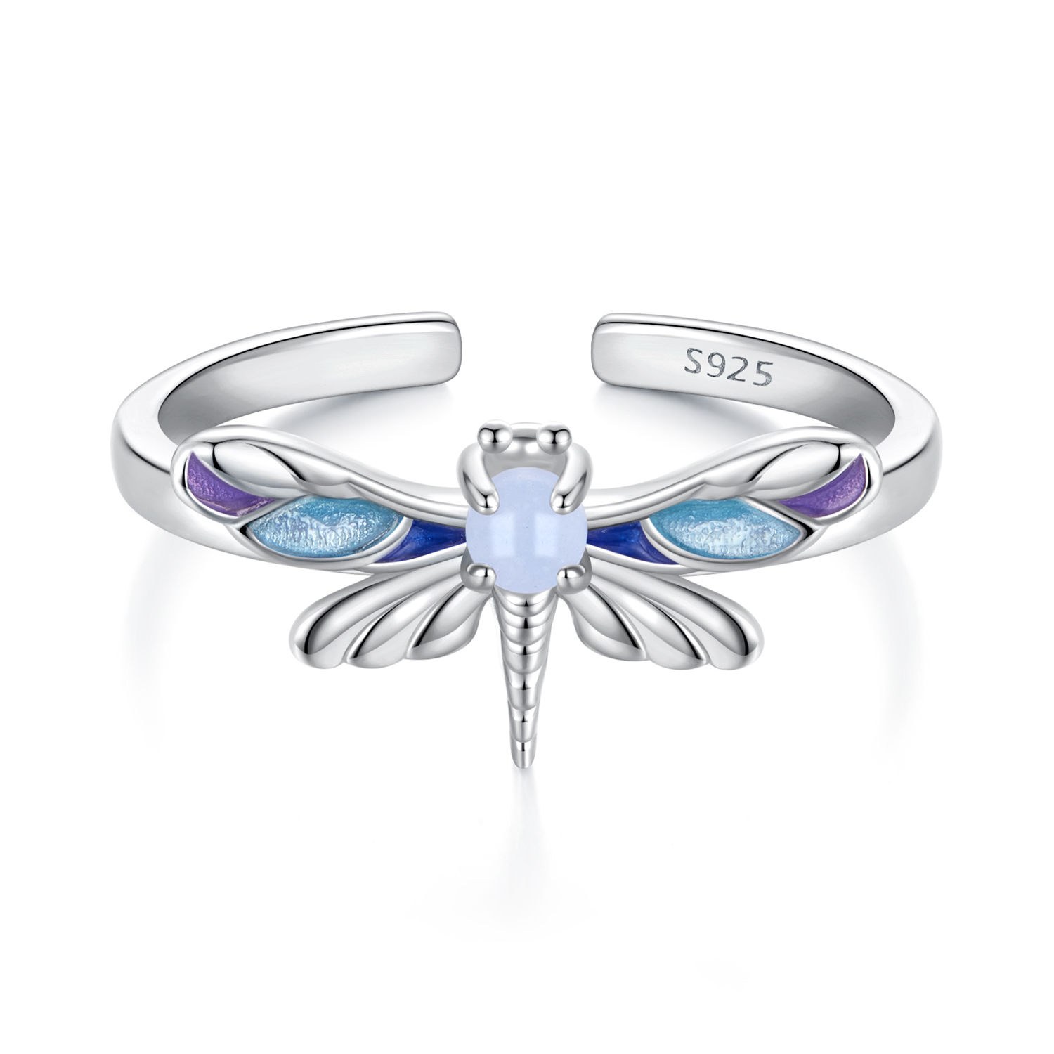 Inel argint Libelula