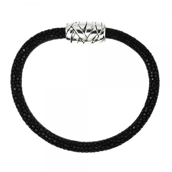 Bratara din argint 925 cu piele naturala [2]