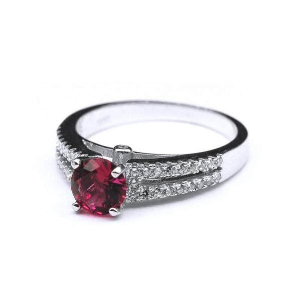 Inel argint 925 rodiat cu zirconii [2]