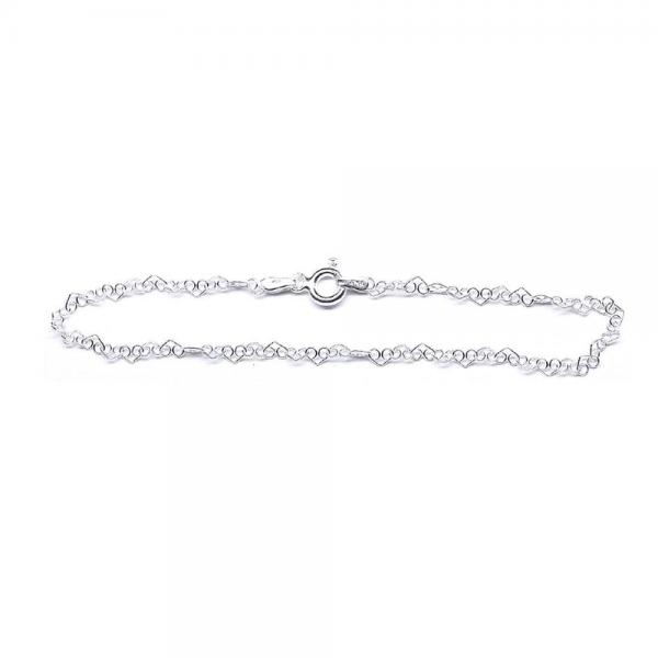 Lant argint 925 cu inimioare [2]