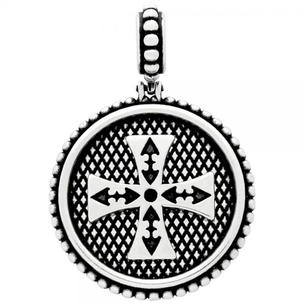 Medalion argint 925 cu cruce malteza PSX0436 [2]