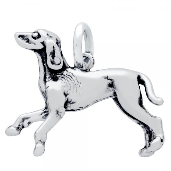Pandantiv argint 925 caine coonhound [2]