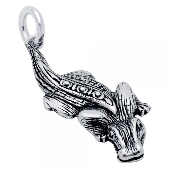 Pandantiv argint 925 in forma de crocodil [1]