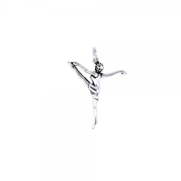 Pandantiv argint 925 in forma de gimnasta balerina [1]