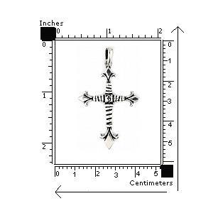 Pandantiv cruce masiva TWISTED BLADE PSX0385 [3]