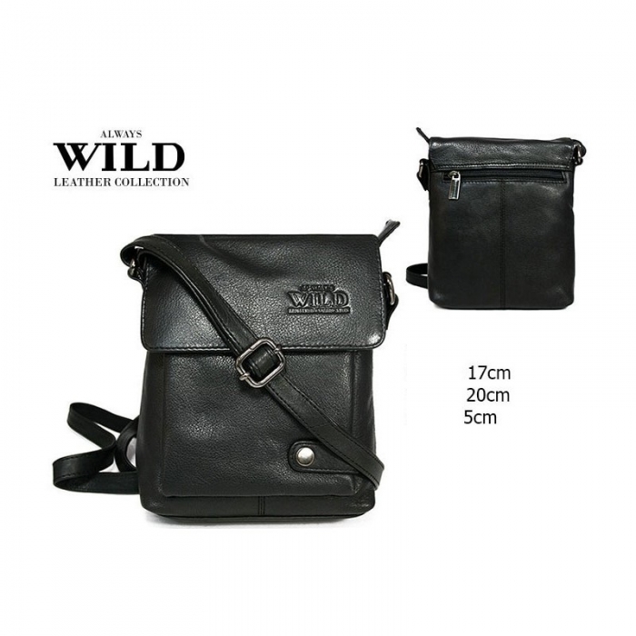 Geanta de umar din piele naturala marca Always Wild [8]