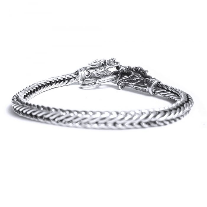 Bratara argint 925 cu dragon, Tiamat [3]