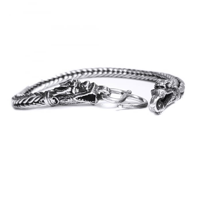 Bratara argint 925 cu dragon, Tiamat [2]