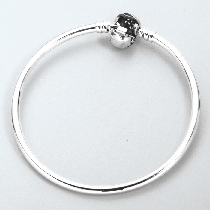 Bratara argint 925 cu floare si zirconii albe - Be Elegant BST0010 [3]