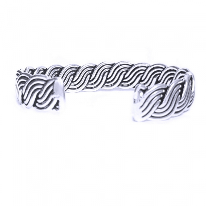 Bratara argint 925 impletita, Brianna [2]