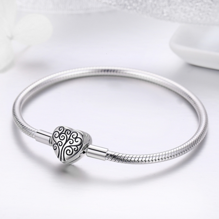Bratara argint 925 inimioara cu copacul vietii - Be in Love BST0036 [4]