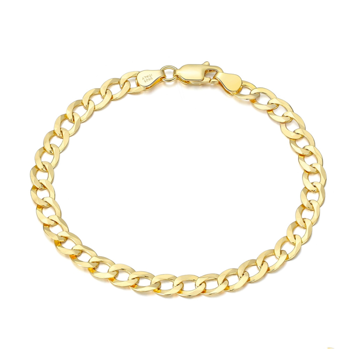 Bratara argint 925 placata cu aur 18K, 21, 5 cm, 5 mm [1]