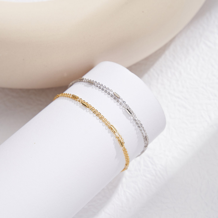 Bratara argint 925 placata cu aur 14K [5]
