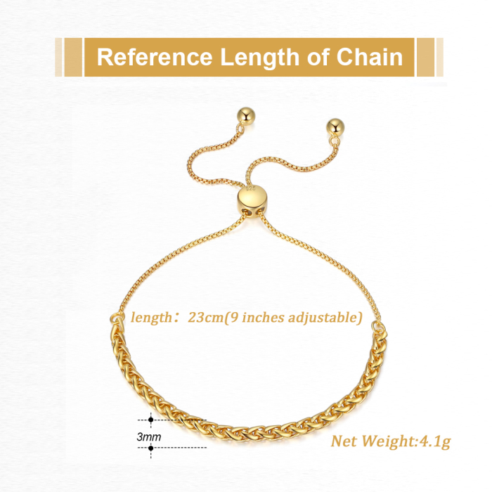 Bratara argint 925 placata cu rodiu [6]