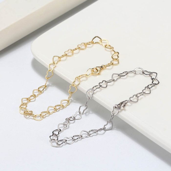 Bratara argint 925 placata cu aur 14K, 19 cm, 5 mm [5]