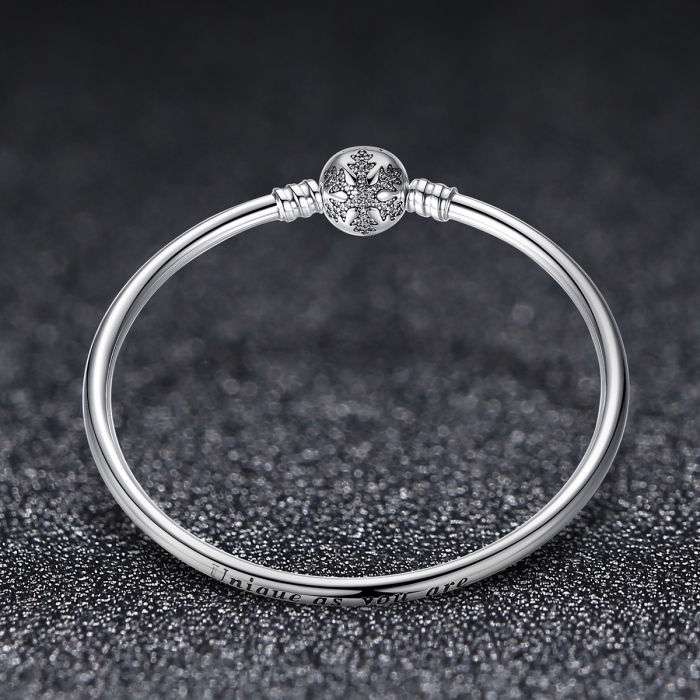 Bratara argint 925 Unique As You cu fulg de nea si zirconii albe - Be Elegant BST0017 [2]
