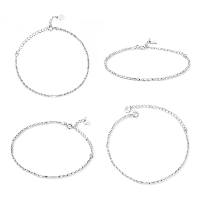 Bratara argint bob de orez [8]