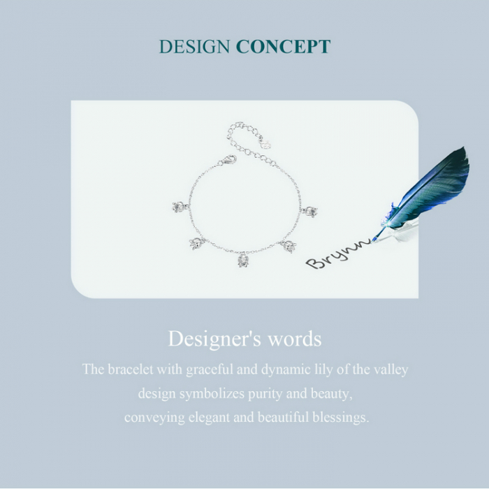 Bratara argint cu flori de margaritar [11]