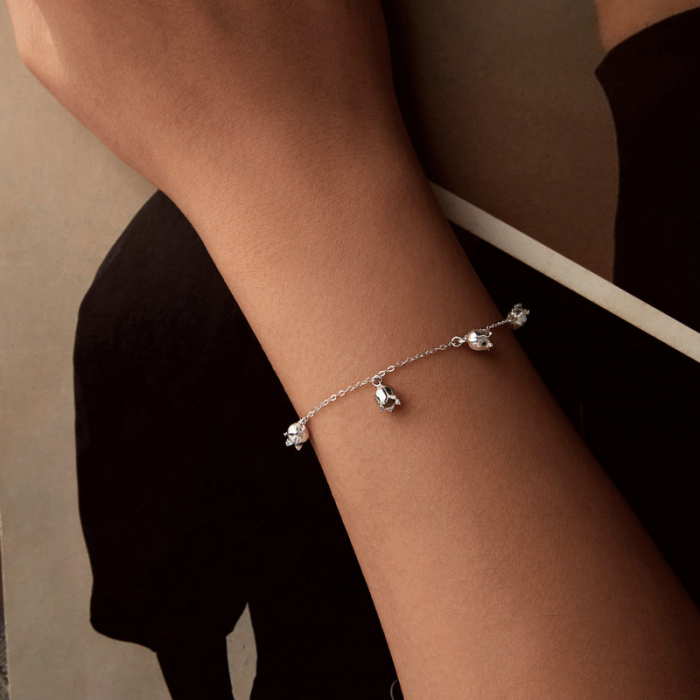 Bratara argint cu flori de margaritar [4]