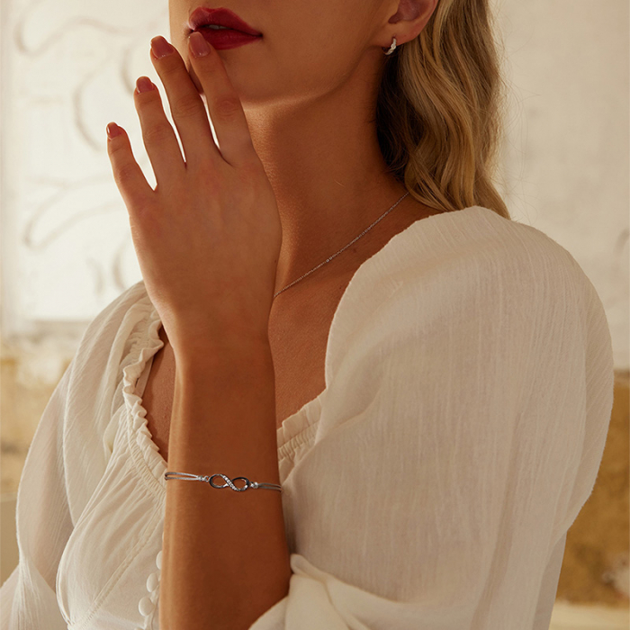 Bratara argint cu infinit [4]