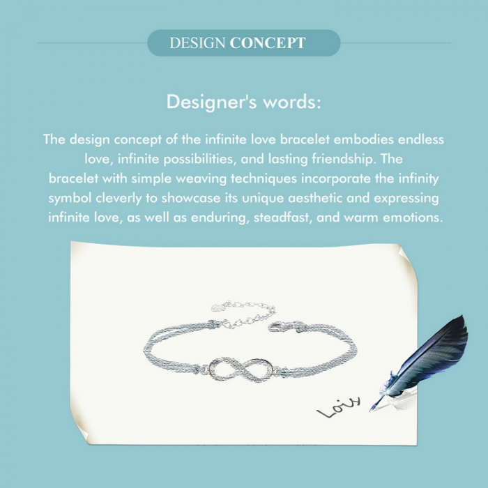 Bratara argint cu infinit [12]