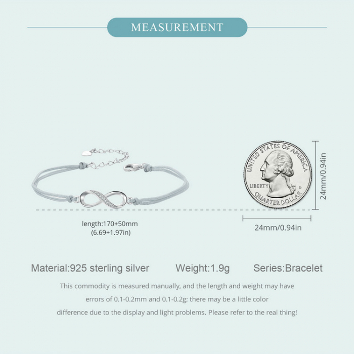 Bratara argint cu infinit [10]