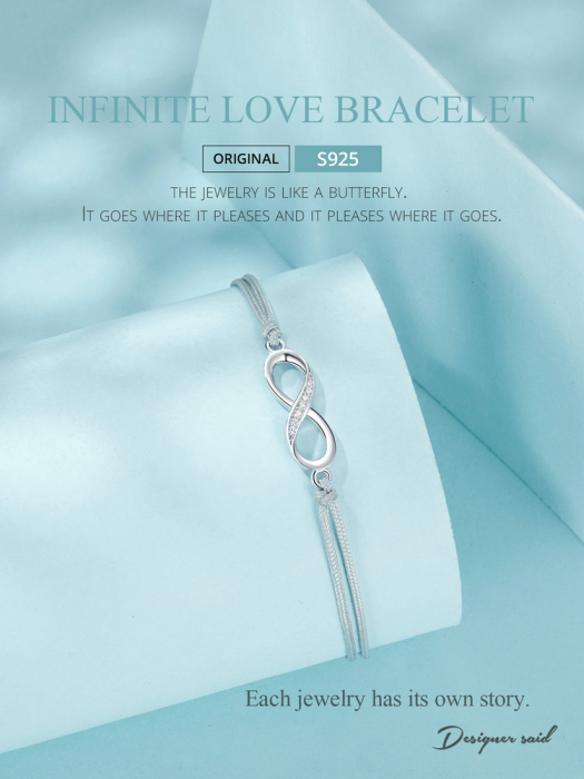 Bratara argint cu infinit [13]